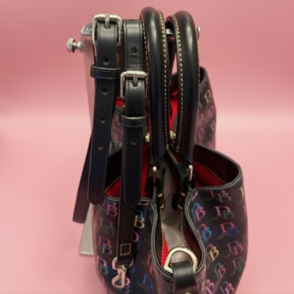 2pc Set: Dooney & Bourke Brenna Satchel & Cherry Bag Charm🍒 - Picture 9 of 12